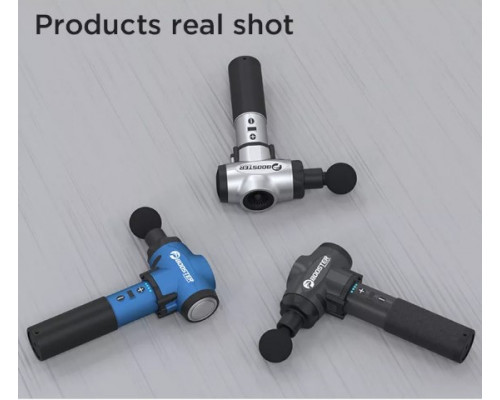 Професійний перкусійний масажер для м'язів Booster E (24V), ударний пістолет зі сталевим корпусом