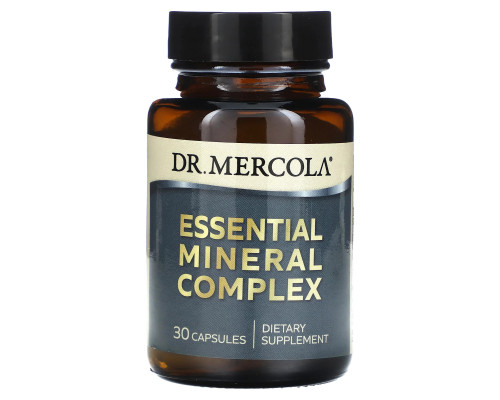 Незаменимые минералы, Essential Mineral, Dr. Mercola, комплекс, 30 капсул