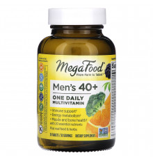 Витамины для мужчин 40+, Men One Daily, MegaFood, без железа, 1 в день, 30 таблеток