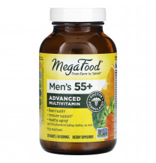 Витамины для мужчин 55 +, Multi for Men 55+, Mega Food, 120 таблеток