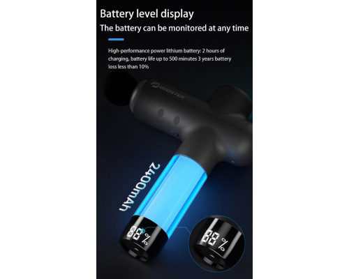 Професійний ударний масажер Booster Lightsaber (24V) для тіла – ефективний пристрій для відновлення та розслаблення м'язів.