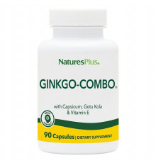 Гинкго Билоба комбо, Ginkgo-Combo, Nature's Plus, 90 капсул