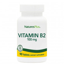 Рибофлавин, Витамин B-2, Vitamin B-2, Nature's Plus, 100 мг, 90 таблеток