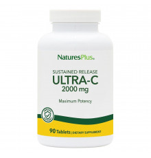 Витамин С, Ultra-C, Nature's Plus, 2000 мг, 90 таблеток