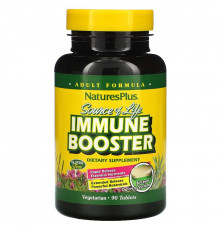 Усиление иммунитета, Immune Booster, Nature's Plus, Source of Life, 90 таблеток