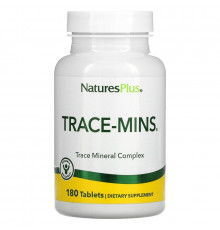 Мультиминералы, Trace-Mins, Nature's Plus, 180 таблеток