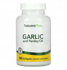 Чеснок и петрушка (масло), Garlic and Parsley Oil, Nature's Plus, 180 гелевых капсул