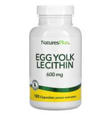 Лецитин яичный, Egg Yolk Lecithin, Nature's Plus, 300 мг, 180 капсул