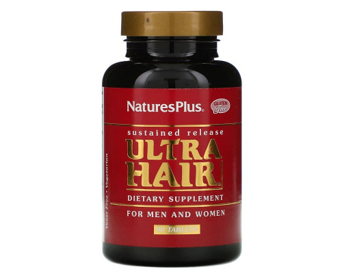 Комплекс для волос, Ultra Hair, Nature's Plus, 90 таблеток