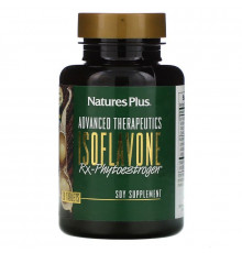 Соевые изофлавоны, Isoflavone Rx-Phytoestrogen, Nature's Plus, Advanced Therapeutics, 30 таблеток