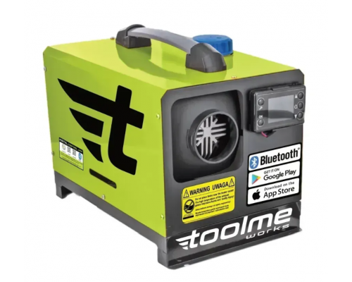 Дизельний автономний обігрівач 9 кВт TOOLME TM188 (230V/12V/24V) керування Bluetooth (Android / iOS) + пульт ДК