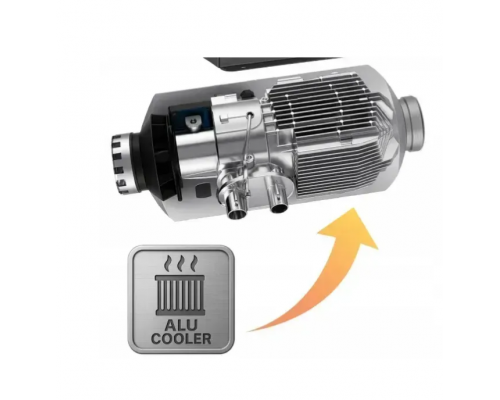Дизельний автономний обігрівач 9 кВт TOOLME TM188 (230V/12V/24V) керування Bluetooth (Android / iOS) + пульт ДК