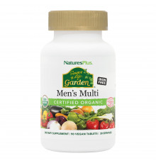 Мультивитамины для мужчин, Men's Multi, Nature's Plus, Source of Life Garden, 90 веганских таблеток