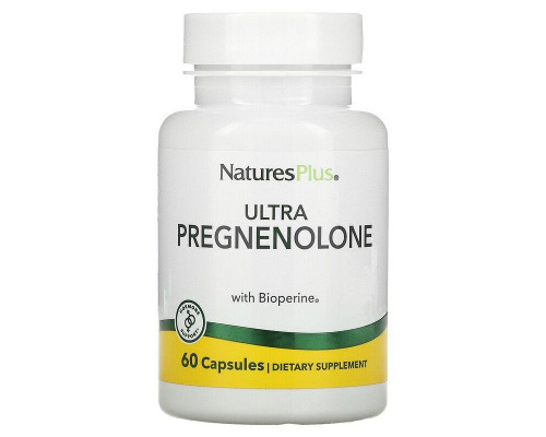 Прегненолон Ультра, Ultra Pregnenolone, Nature's Plus, 60 капсул