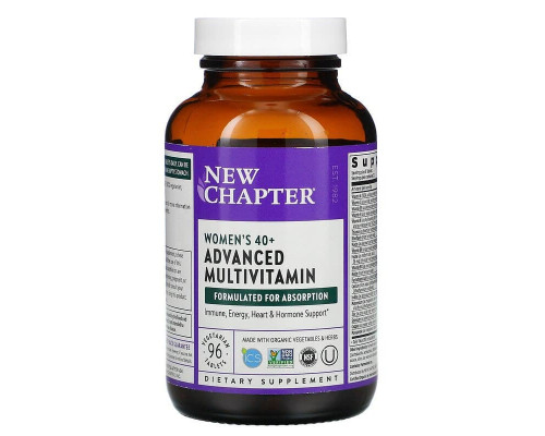 Мультивитамины для женщин II 40+, Woman II Multivitamin, New Chapter, 96 таблеток