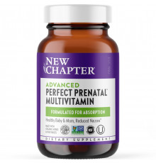 Мультивитамины для беременных, Perfect Prenatal Multivitamin, New Chapter, 48 таблеток
