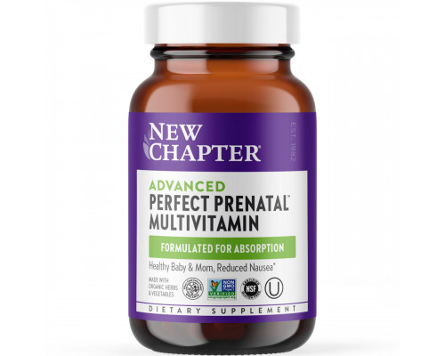 Мультивитамины для беременных, Perfect Prenatal Multivitamin, New Chapter, 48 таблеток