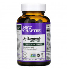 Здоровый сон, Zyflamend Nighttime, New Chapter, 60 вегетарианских капсул