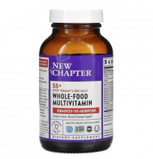 Мультивитамины для женщин 55+, Every Woman's 55+ Multivitamin, New Chapter, 1 в день, 72 вегетарианских таблеток