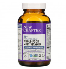 Мультивитаминный комплекс для мужчин 55+, Every Man's One Daily 55+ Multivitamin, New Chapter, 1 в день, 72 вегетарианские таблетки