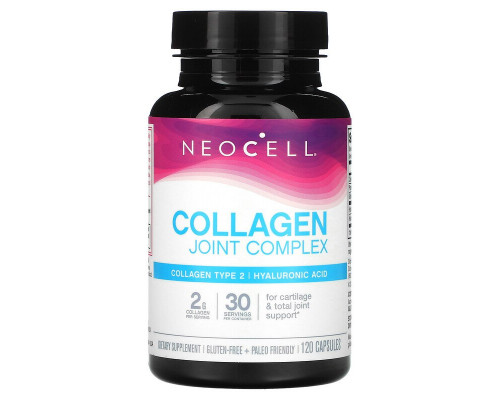 Коллаген тип 2 и гиалуроновая кислота, Collagen, Neocell, 120 капсул