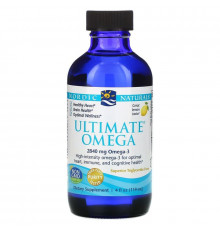 Концентрат рыбьего жира (лимон), Ultimate Omega, Nordic Naturals, 119 мл.