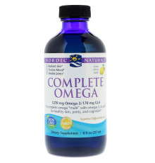 Омега 3 6 9, Complete Omega, Nordic Naturals, лимон, 237 мл.