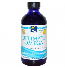 Концентрат рыбьего жира (лимон), Ultimate Omega, Nordic Naturals, 237 мл.