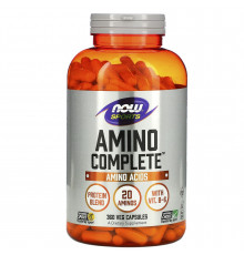 Амино комплекс, Amino Complete, Now Foods, Sports, 360 вегетарианских капсул