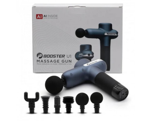 Професійний перкусійний ударний масажер Booster Lightsaber U1 (24V) (Чорний)