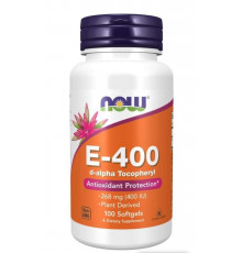 Витамин Е, E-400, NOW Foods, 268 мг (400 МЕ), 100 гелевых капсул