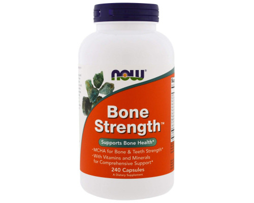 Прочные кости, Bone Strength, Now Foods, 240 капсул