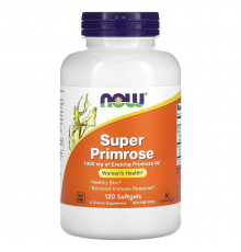 Масло вечерней примулы, Evening Primrose Oil, Now Foods, супер, 1300 мг, 120 гелевых капсул