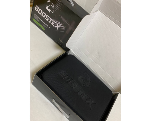 Ударний перкусійний масажер Boostex: 30 режимів, 21 насадка, батарея