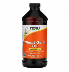 Масло зародышей пшеницы, Wheat Germ Oil, Now Foods, 473 мл