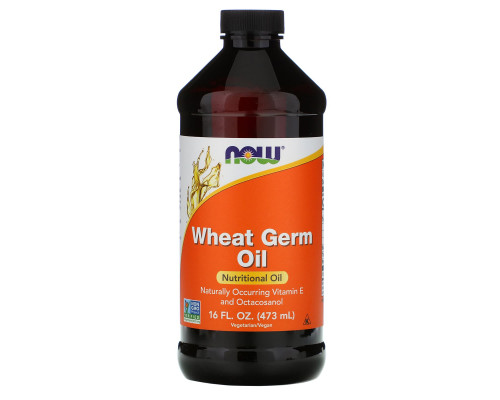 Масло зародышей пшеницы, Wheat Germ Oil, Now Foods, 473 мл