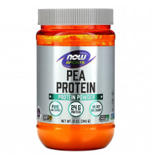 Гороховый протеин, Pea Protein, Now Foods, Sports, без вкуса, 340 г