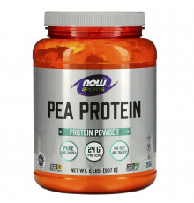 Гороховый протеин, Pea Protein, Now Foods, Sports, без вкуса, 907 г