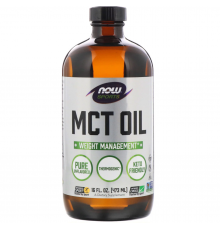 Масло МСТ, MCT Oil, Now Foods, Sports, без вкуса, 473 мл