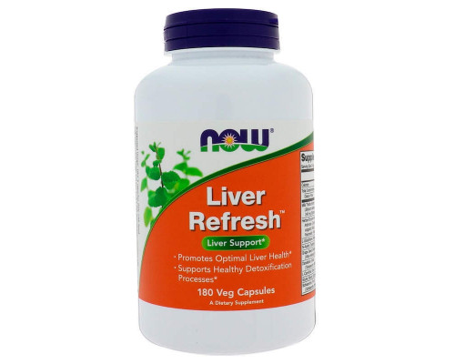 Поддержка печени, Liver Refresh, Now Foods, 180 капсул