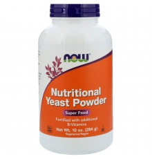 Пищевые дрожжи, Nutritional Yeast, Now Foods, порошок, 284 г