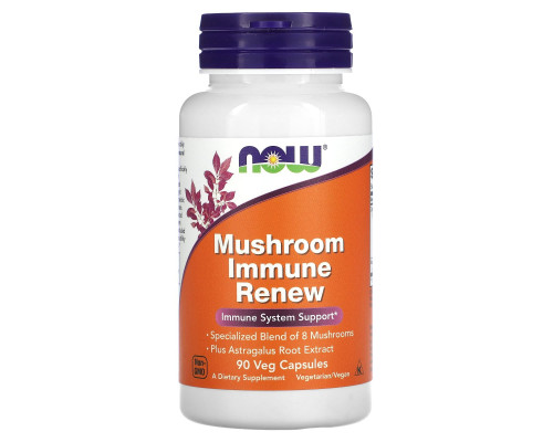 Витамины для иммунитета, Immune Renew, Now Foods, 90 вегетарианских капсул