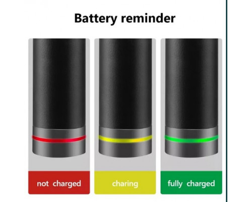 Перкусійний ударний масажер Rlaxyoo S3 Massage Gun  (12 насадок) 30 режимів (Карбон)