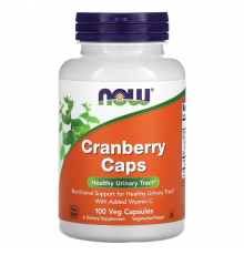 Клюква в капсулах, Cranberry, Now Foods, 100 вегетарианских капсул