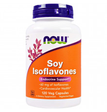 Соевые изофлавоны, Soy Isoflavones, Now Foods, 120 вегетарианских капсул