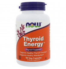 Для щитовидной железы, Thyroid Support, Now Foods, 90 вегетарианских капсул