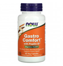 Поддержка здоровья желудка, Gastro Comfort, Now Foods, с PepZin GI, 60 вегетарианских капсул