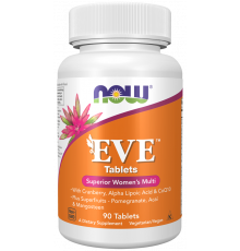 Витамины для женщин Ева, Eve, Women's Multi, Now Foods, превосходный комплекс, 90 таблеток