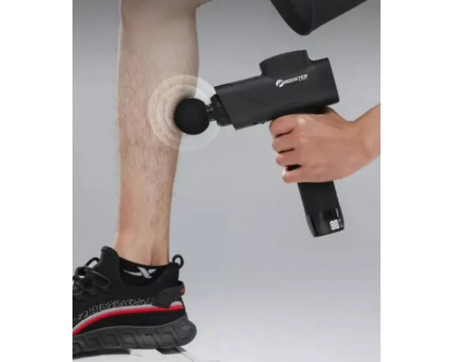 Антистресовий перкусійний масажер (пістолет) Booster M2-C з акумулятором 2500 mAh, 12V, Type-C для терапії та зняття напруги.