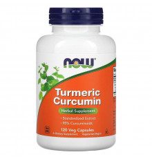 Куркумин, Turmeric Curcumin, NOW Foods, 120 вегетарианских капсул